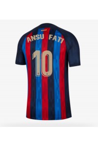 Barcelona Ansu Fati #10 Fotballdrakt Hjemme Klær 2022-23 Korte ermer